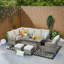 Nine-seat Corner Sofa With Ice Bucket Lift Table-889609587