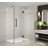 Avalux Frameless Corner Hinged Shower Enclosure with Clear Glass-616305691-647419371