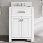Minnetrista Single Bathroom Vanity with Marble Top