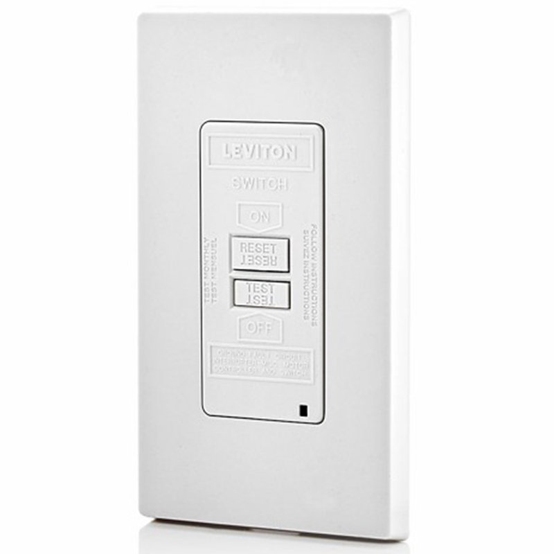 Leviton SmartlockPro 20 Amp 125 Volt Duplex Watthite GFCI Outlet 5-20R 1 Pack