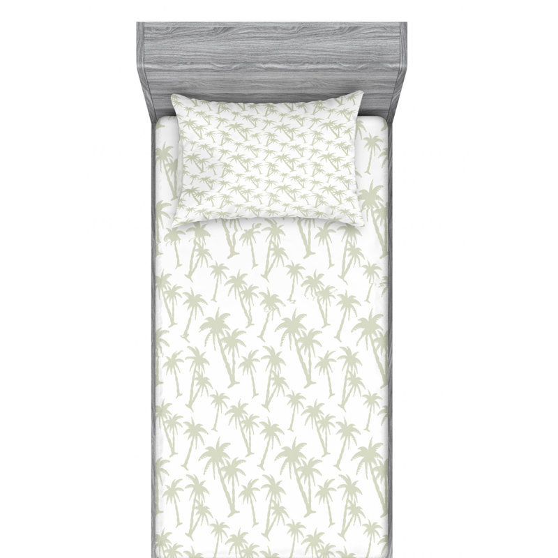 Microfiber Sheet Set, Twin Sheet Set with Fitted Sheet