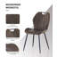 47.5cm H Upholstered Metal Side Chair-214520861
