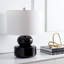 Lampe de table noire 20,5 po Priebe