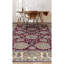 Trinity Wool Oriental Area Rug in Red/Gold