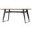 Century Walnut Metal Base Dining Table