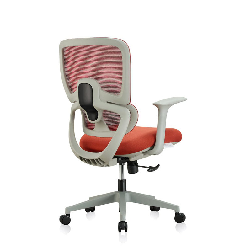Saif Polyester Office Chair, Red