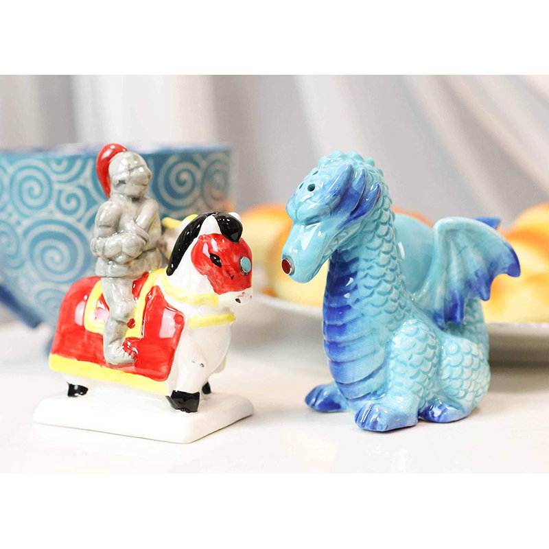 Figurine Andreiu Saint George le chevalier et la bête dragon