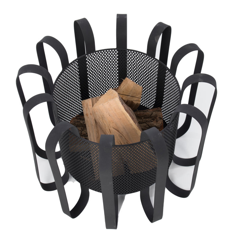 Kester Square Steel Wood Burning Smokeless Fire Pit