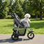 Poussette pour animaux 3 roues pliable pour chien avec roues en caoutchouc 12 po-132273670