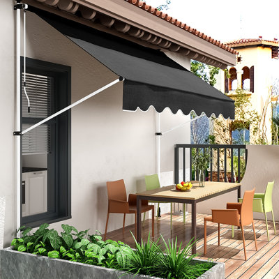 Dakota Fields 2 cm W x 1.2 cm D Retractable Patio Awning