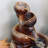 Aolani Tiered Vessels Modern Ceramic Brown Indoor Tabletop Fountain