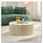 Round Coffee Table with Handcrafted Relief-59860078