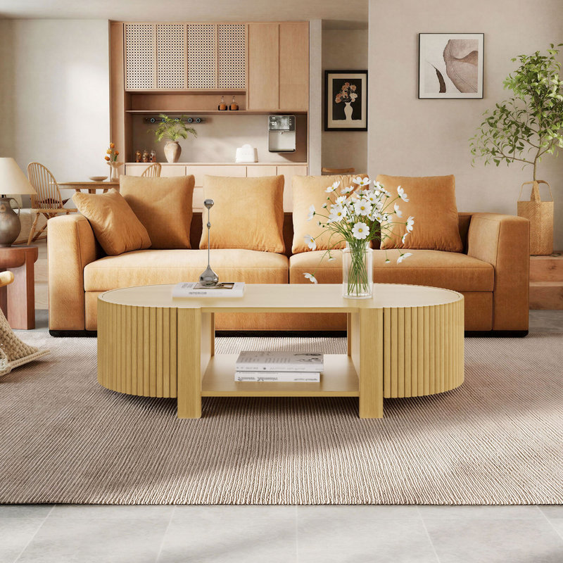 Table basse 47 po, Naturel