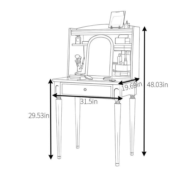 Commode rétro simple et moderne