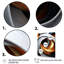 Liquide blanc et orange abstrait tourbillon minimal sur toile-1053734010-1053733892