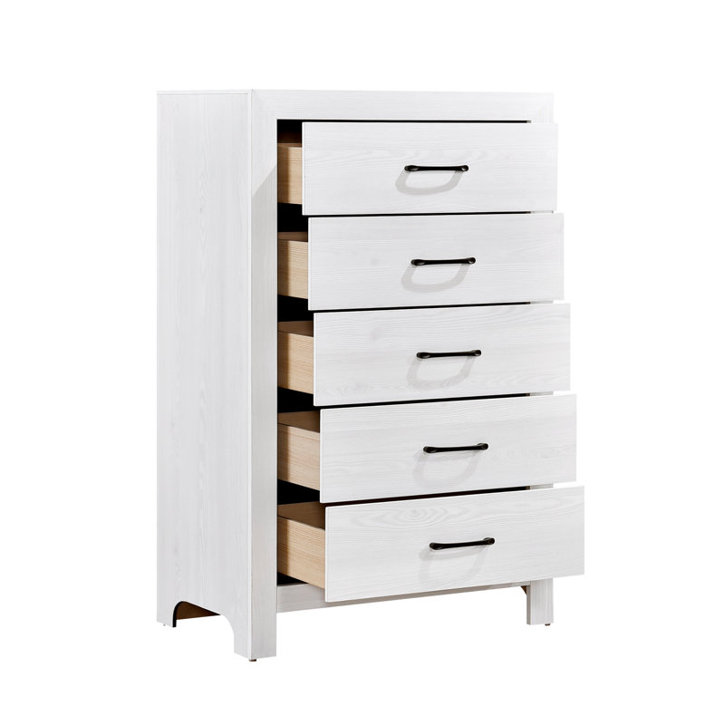 Thales 31.5'' W 5 - Drawer Dresser, White