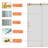 48" W x 76" H Frameless Rolling Shower Door Sliding Tempered Glass Shower Door Bathroom Glass Door-121903883