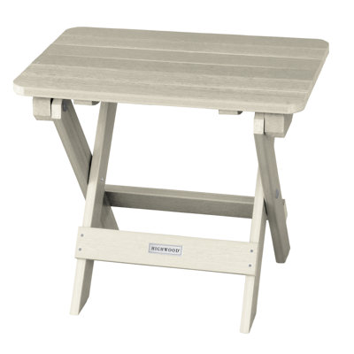 20'' Plastic / Acrylic Outdoor Side Table