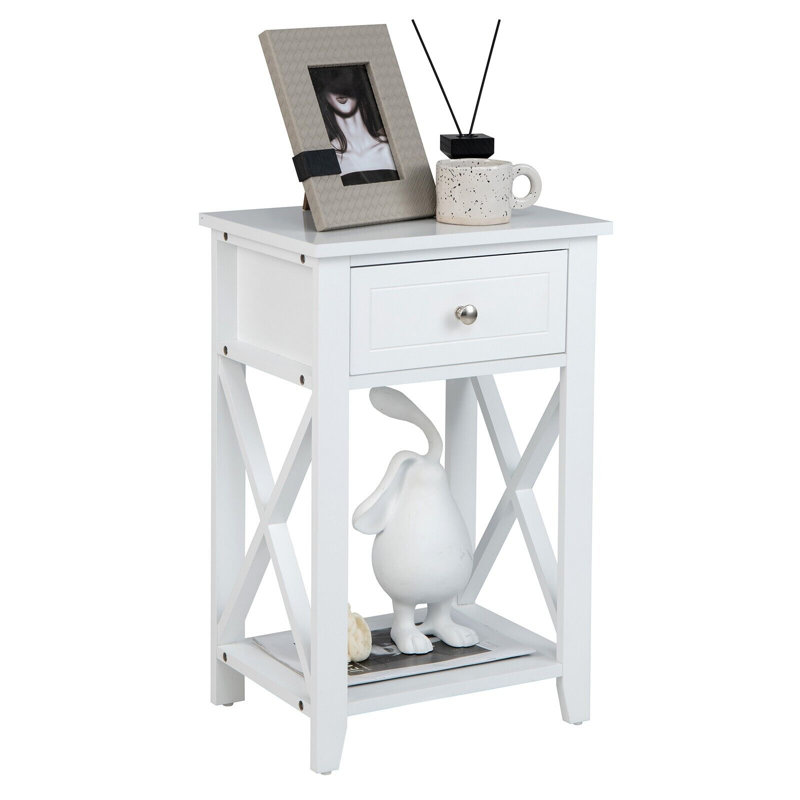 Veana 40 cm W Bedside Table