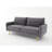 Doran 70'' Velvet Round Arm Sofa-1089566274