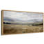 «Rustic Green Tan Prairie Field», vaste paysage mural, estampe numérique sur toile, art numérique encadré très grand-111652729-111652727