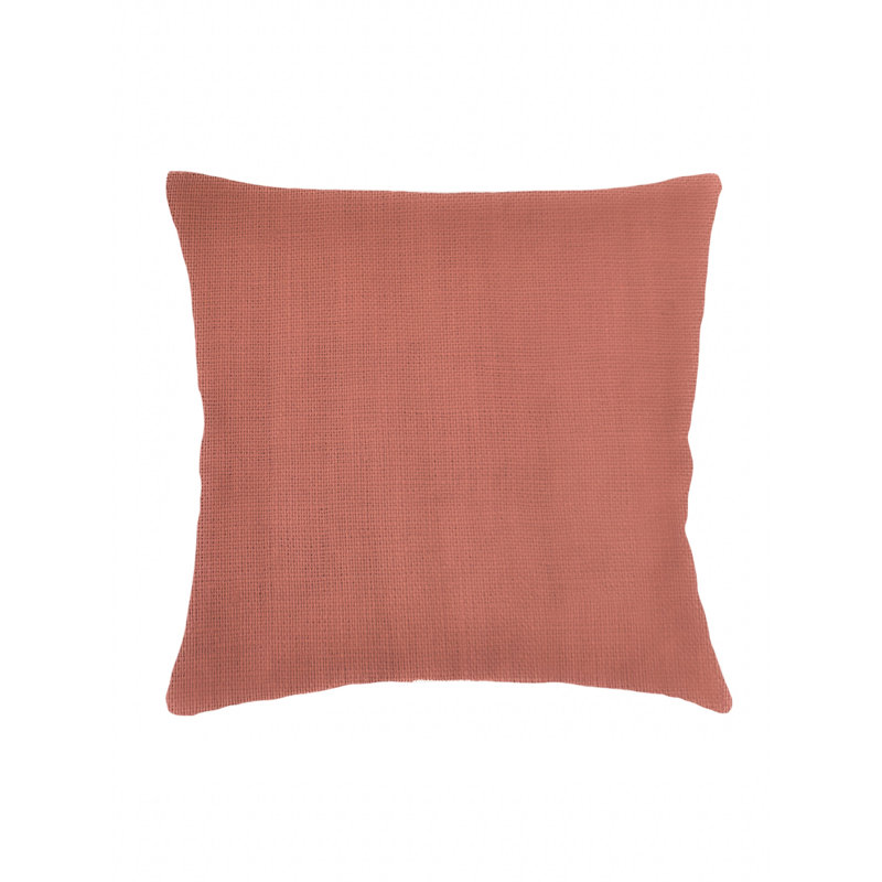 Housse de coussin en lin clair cuivre doux 24x24, Light Copper