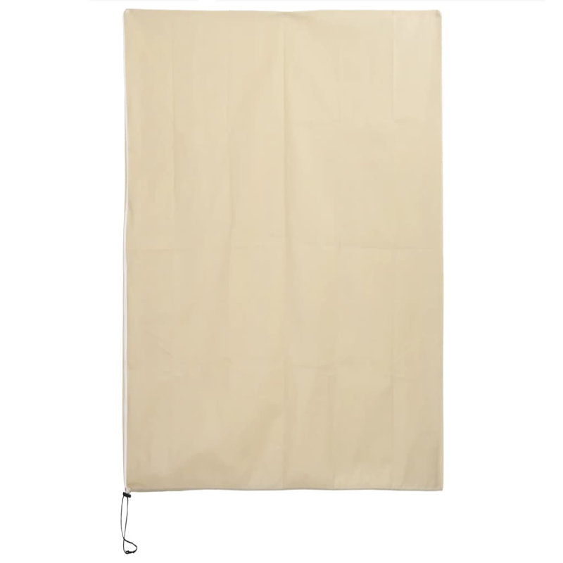 Blayn Plant Fleece Cover, Beige, 70.87" H x 47.24" W