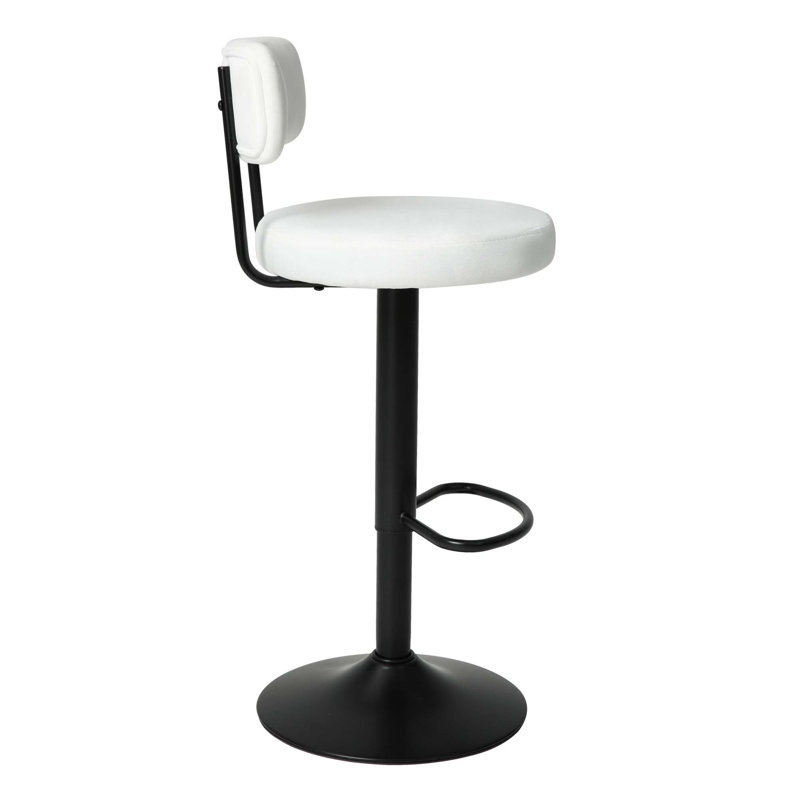 Ensemble de 2 tabourets de bar Modern, Blanc