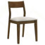 Ensemble de salle à manger rectangulaire 5 pièces Rustic, table de salle à manger rectangulaire en bois avec 4 chaises d'appoint rembourrées-1994373722-1994373723