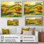 Paysage champêtre doré en automne II - campagne, art mural-46669060-46669067-46669062