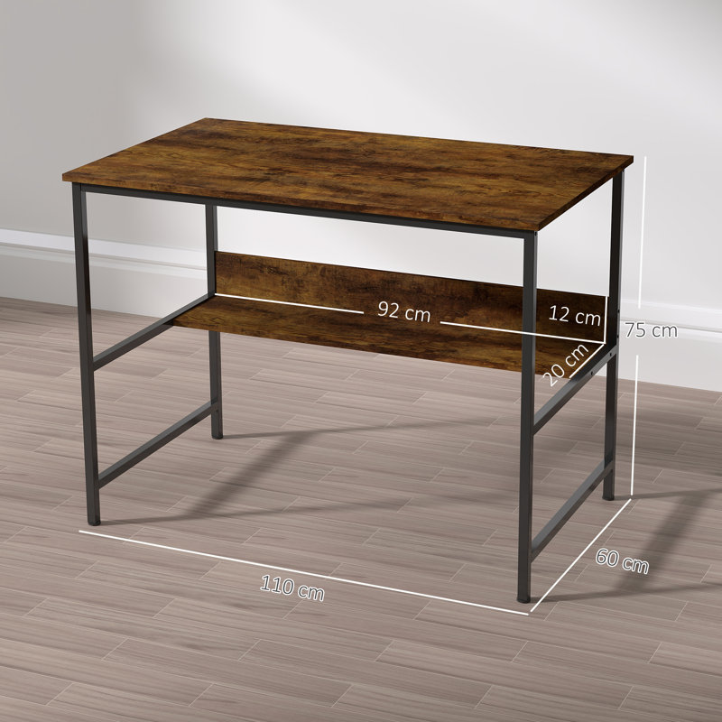 Metal Base Computer Desk