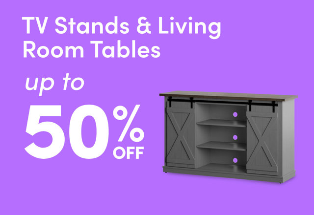 TV Stand & Living Room Table Deals