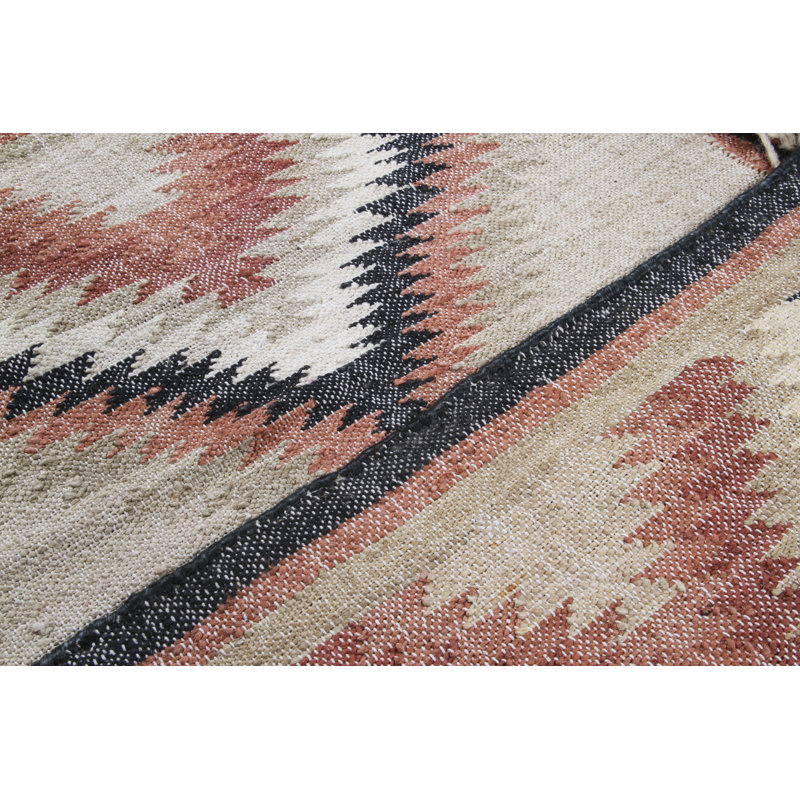 Shuler Ikat Hand Woven Area Rug, Rectangle 140 x 200cm