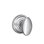 Siena Knob with Andover Trim Non-Turning Lock