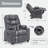 Goggans Kids Recliner with Anti-Tilt, Cup Holder-141173225