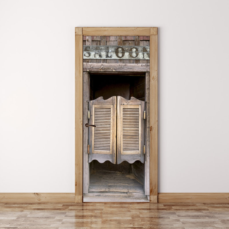 Rouleau de porte rustique Western Saloon