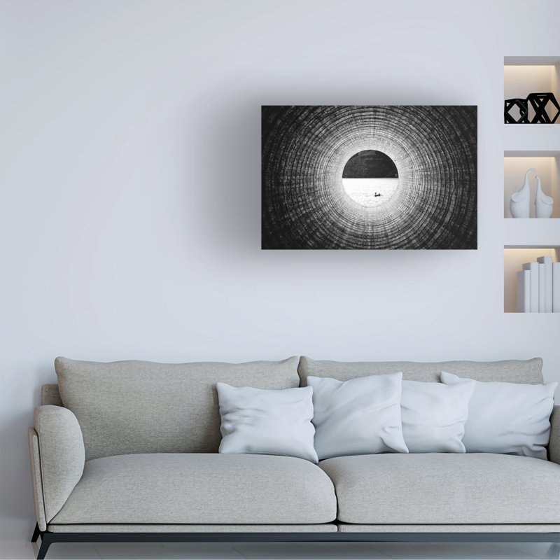 Œuvre sur toile Œil de Samsara, H 12 po x l 19 po