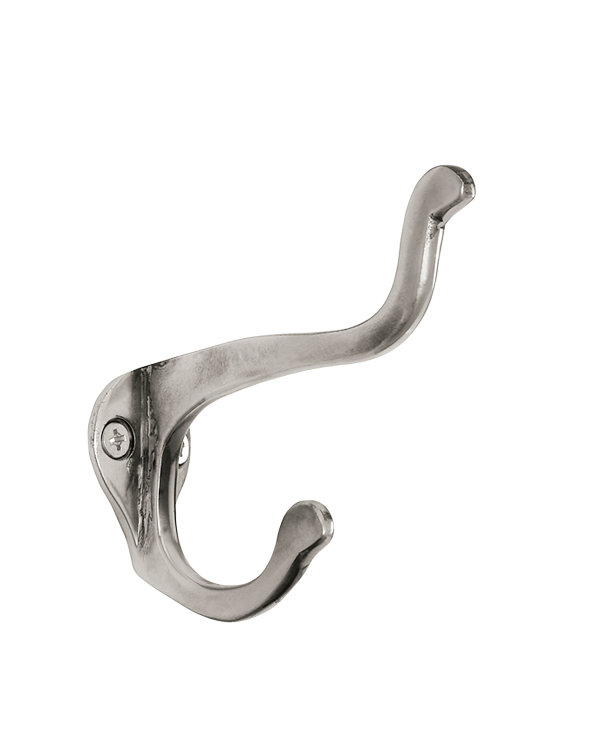 Nostalgic Warehouse Schoolhouse Coat Hook, Satin Nickel