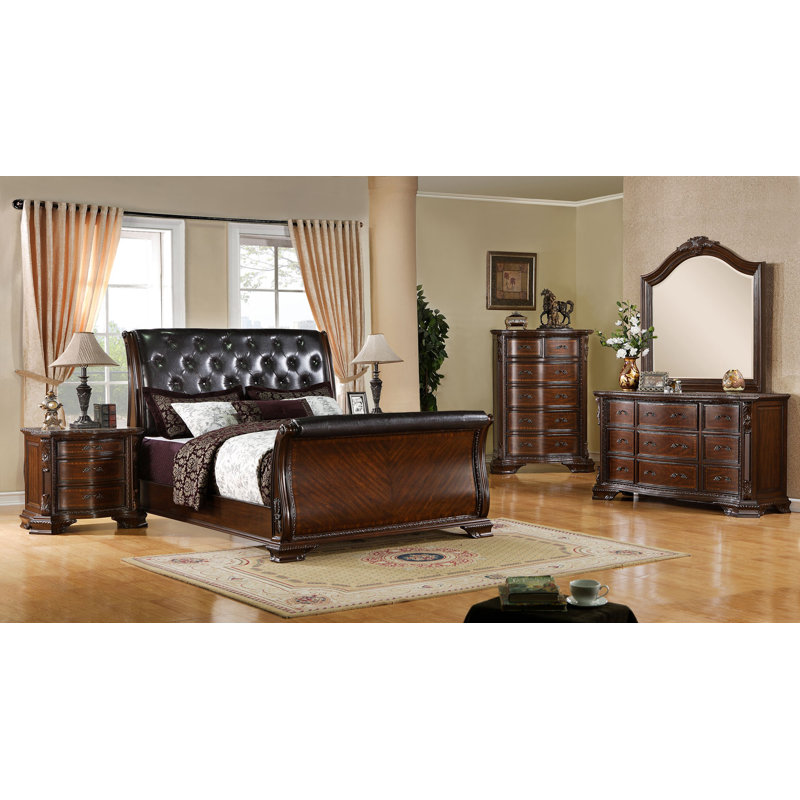 Commode double 9 tiroirs Leanne