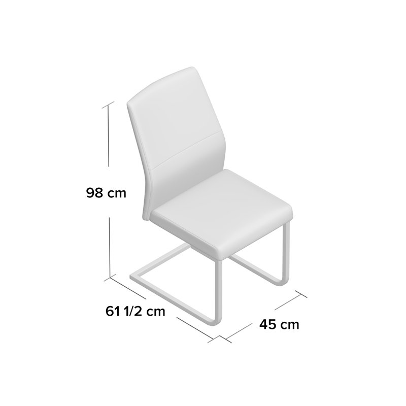 Bayport 47cm H Polyester Blend Upholstered Dining Chair, Taupe