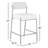 Carly Boucle Fabric & Faux Leather Counter Stool-275486409