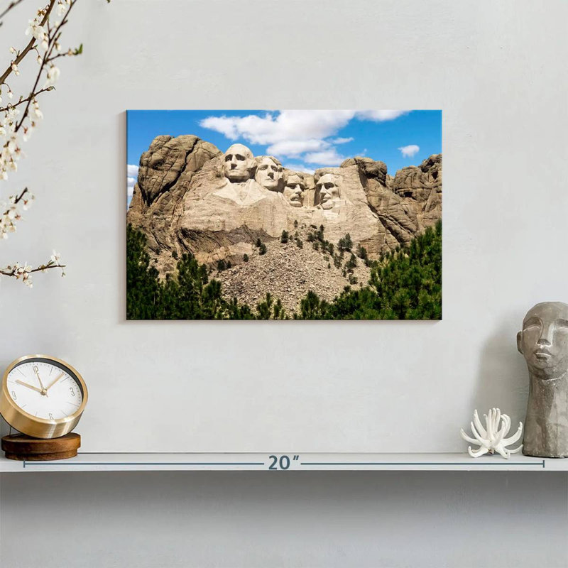 Lelar Mount Rushmore Landmark, 8" H x 12" W