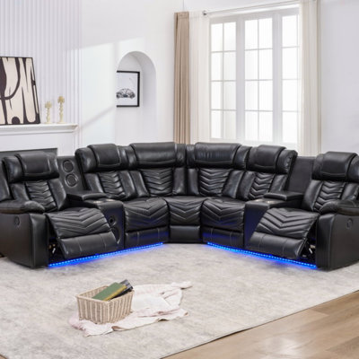 Canapé modulaire inclinable électrique