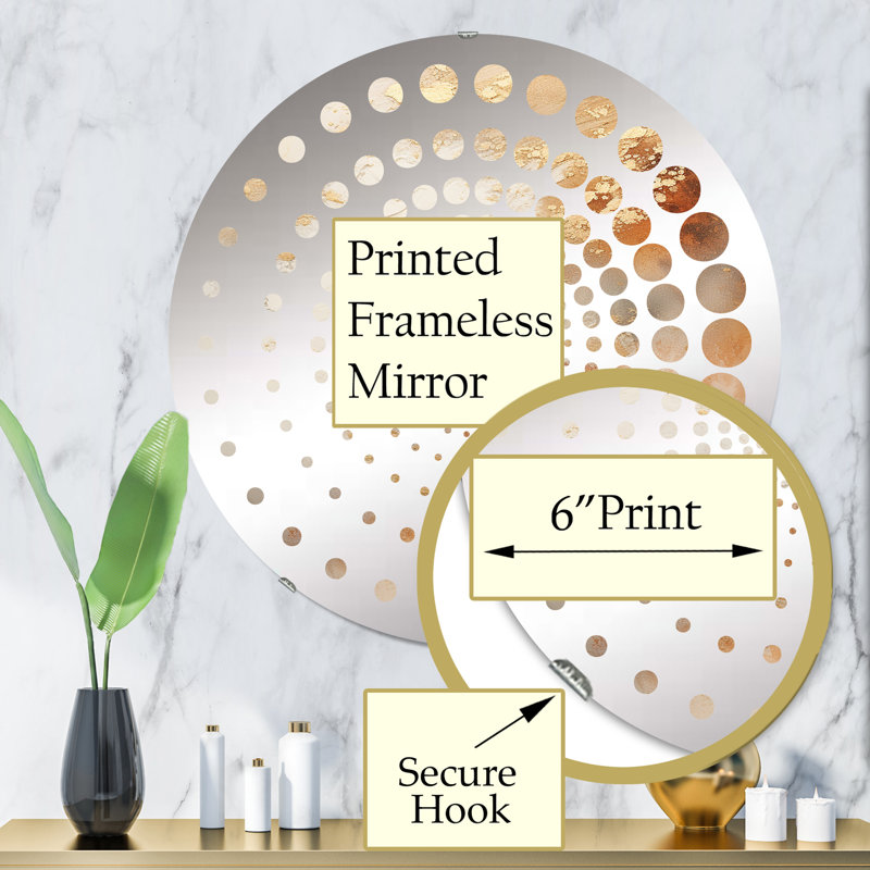 Circle Mirror, 31.4" x 31.4"