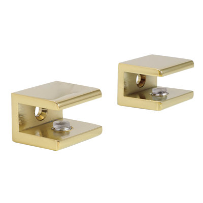 Kingston Brass Levitas Glass Shelf Clamp