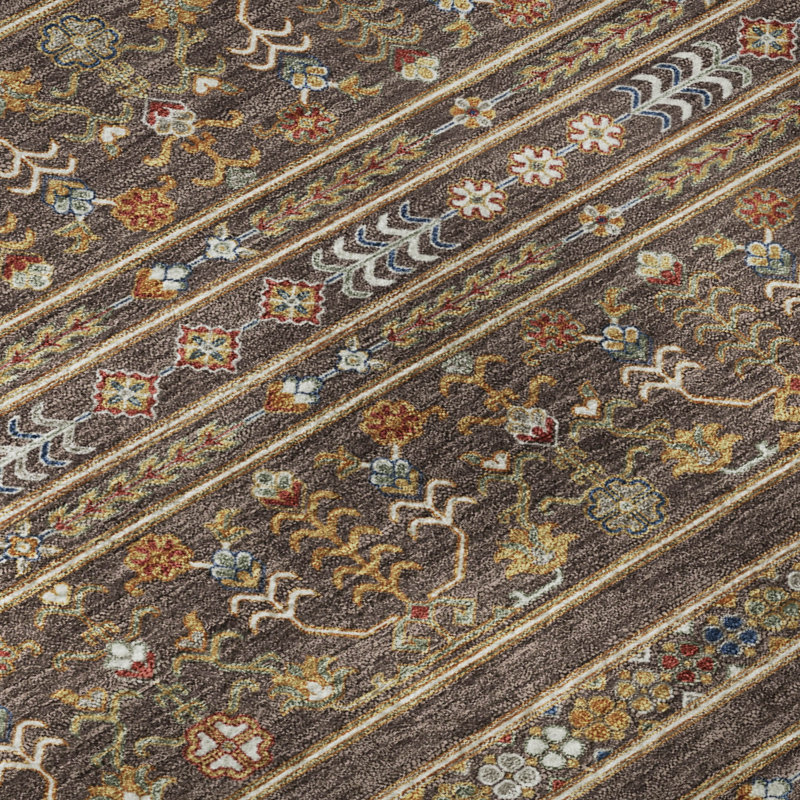 Tapis lavable à la machine de qualité supérieure Mayfield AMF2244, Chocolat, 9 pi x 12 pi