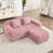 Velours côtelé rose sélectionné
