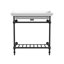 Lavabo de salle de bain console Fireclay-119167066-49500074