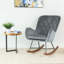 Chaise berçante moderne Mid-Century pour salon, bureau