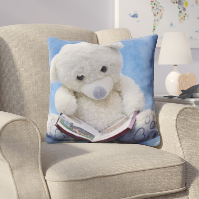 Coussin de lit teddy bear read a book Hicks